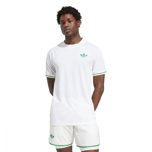 Adidas White and Green Jersey