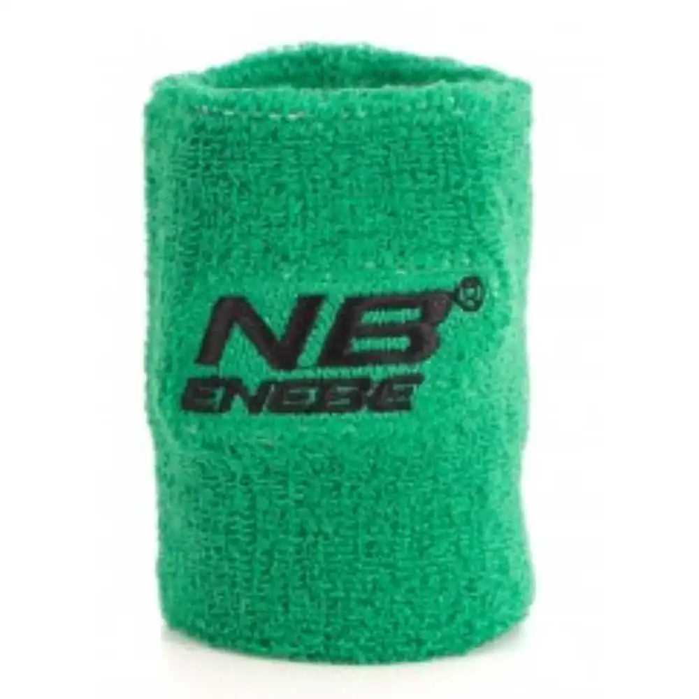 Green Enebe wristband with black logo