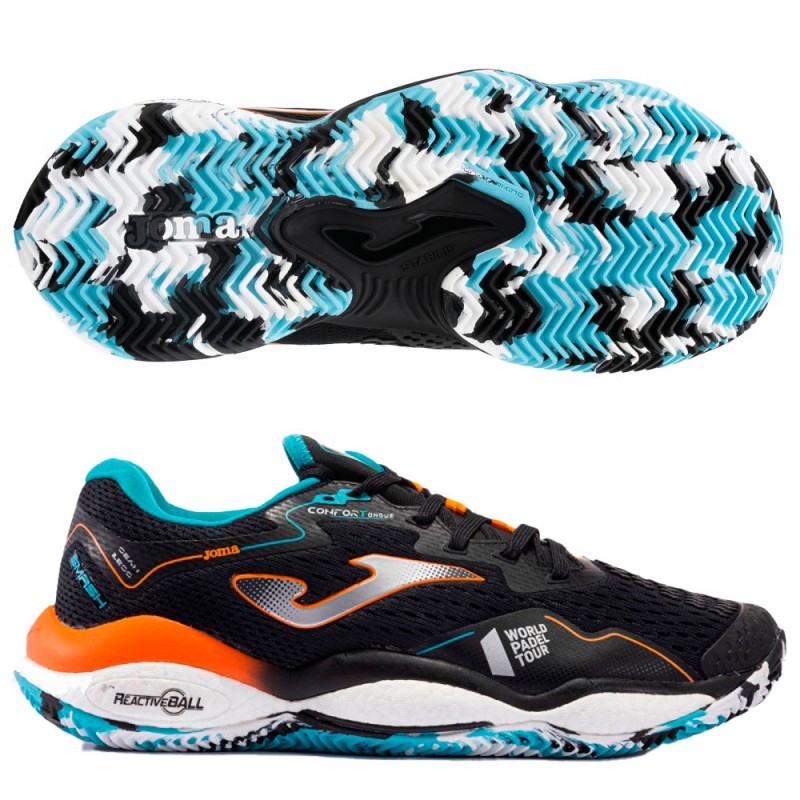 Joma Scarpe T. Smash Men 2301 Black Turquoise