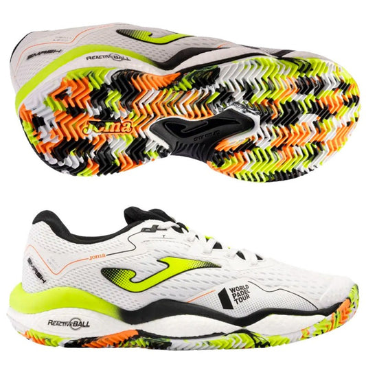 Joma Shoes T. Smash 2302 White Lemon Fluor