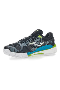 Joma Slam Shoes 24001 Black Blue Yellow 
