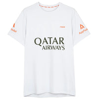 T-shirt Padel Nox AT10 Sponsorizzata Bianco – Agustin Tapia