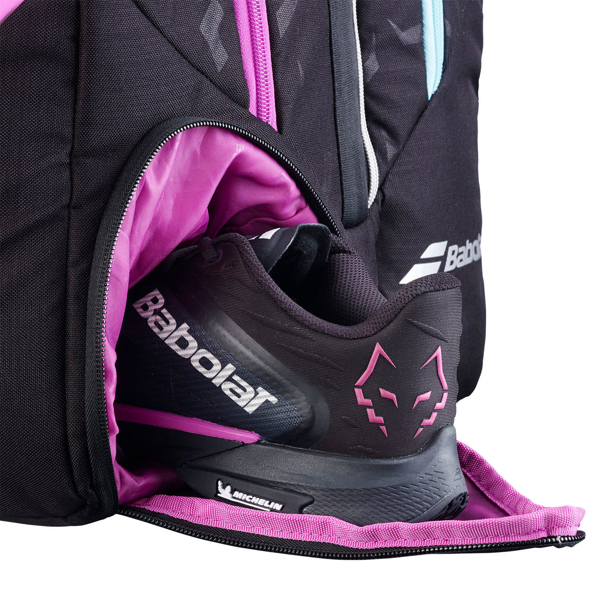 Borsa da Padel Babolat RH Pro Padel Juan Lebron Black/Purple/Light Green