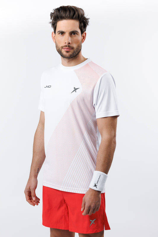 T-shirt DropShot Airam JMD Bianco