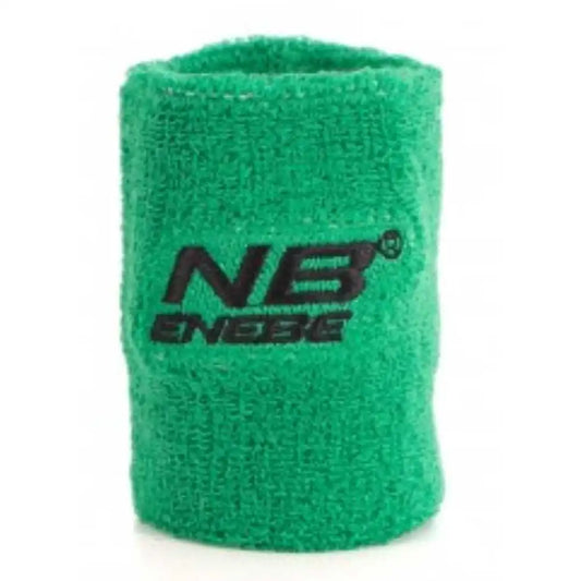 Polsino Enebe verde con logo nero