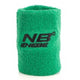 Polsino Enebe verde con logo nero