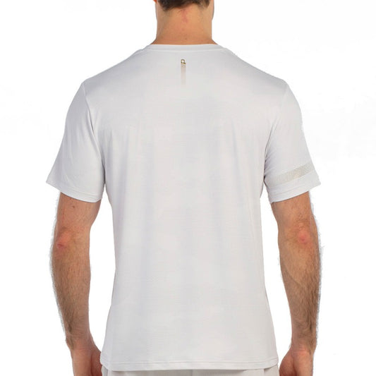 T-shirt Padel Bullpadel Bizme Bianco