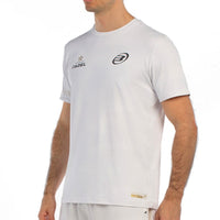 T-shirt Padel Bullpadel Bizme Bianco