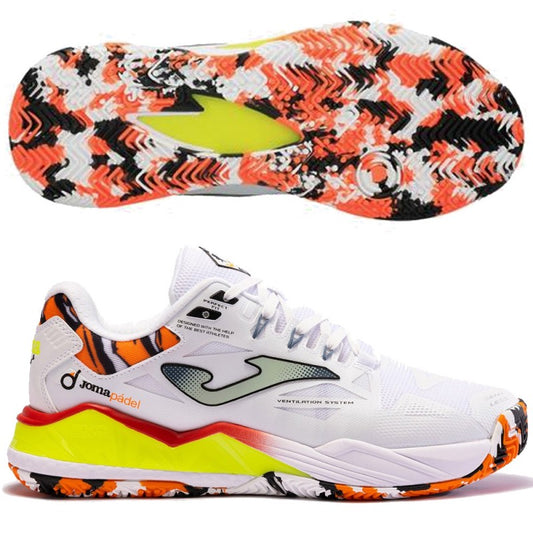 Joma Scarpe T.Spin 2402 White Lemon Fluor